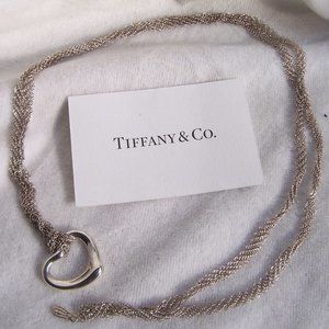 Tiffany & Co. Sterling Silver Elsa Peretti® "Open Heart" Pendant